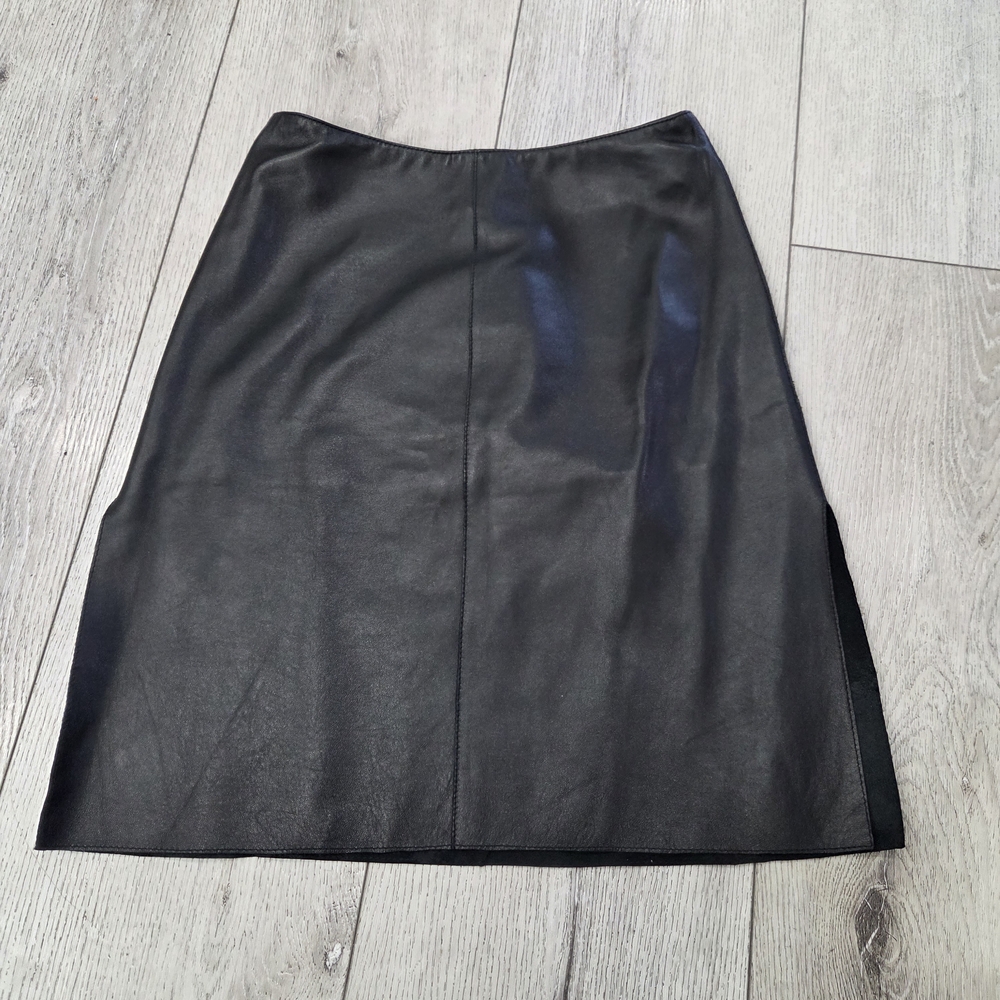 bebe Black A-Line Skirt